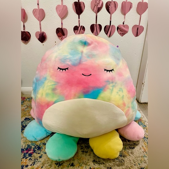 Other - Tie Dye Smiling Octopus Squishmallow (decently large)